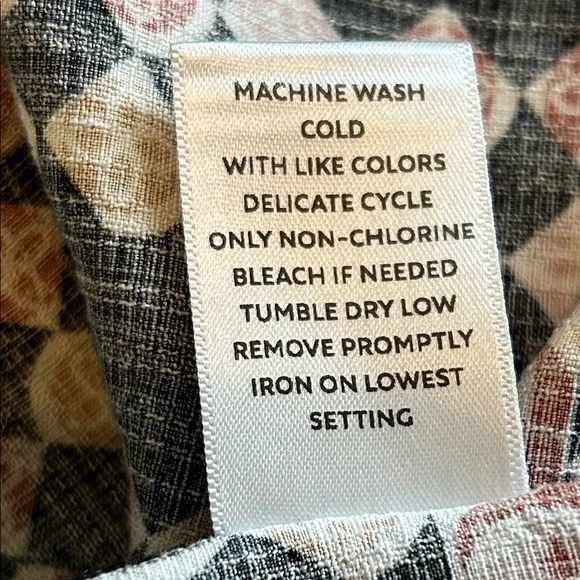 Westbound Black, Pink & Brown Geometric Midi Dress - Picture 10 of 10